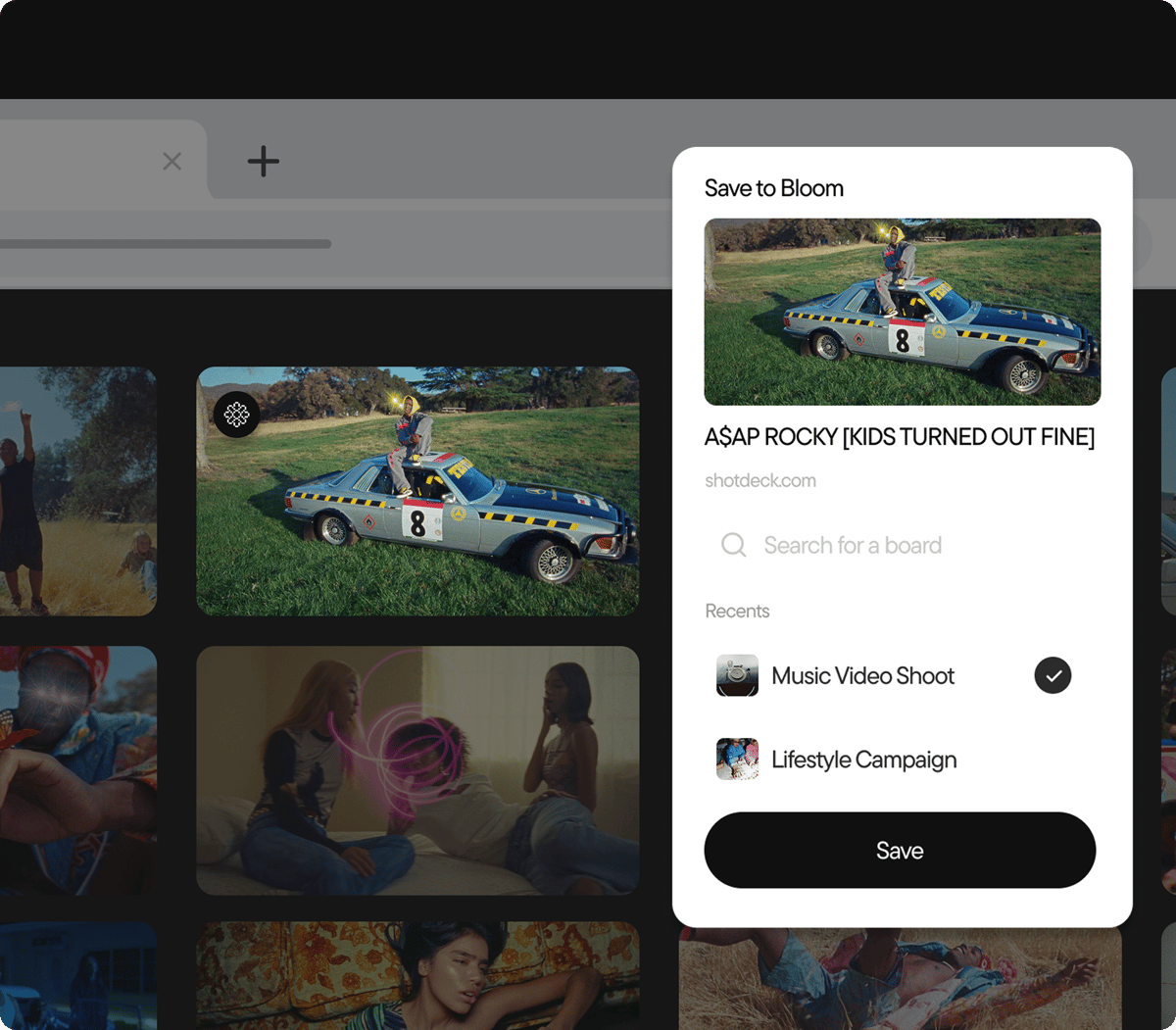 Saving a reference to a Bloom board from a browser